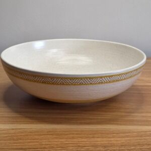 Vintage Franciscan Hacienda Gold Earthenware Round Serving Vegetable Bowl 9 1/2"